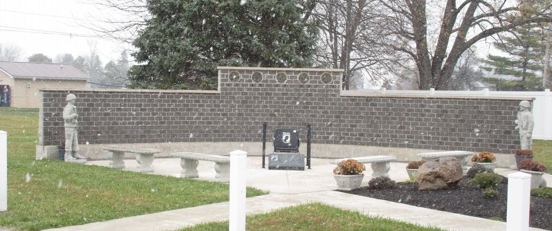 Waynesfield Veterans Memorial image. Click for full size.