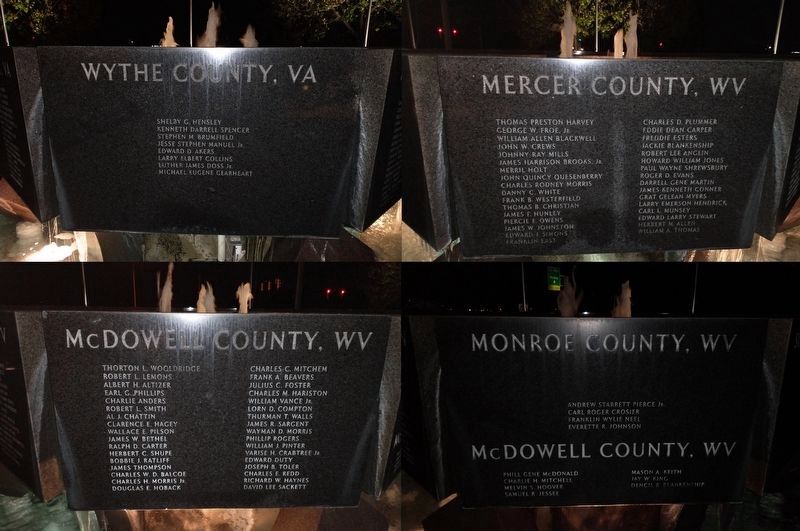 Virginia/West Virginia Vietnam Veterans Memorial Marker image. Click for full size.