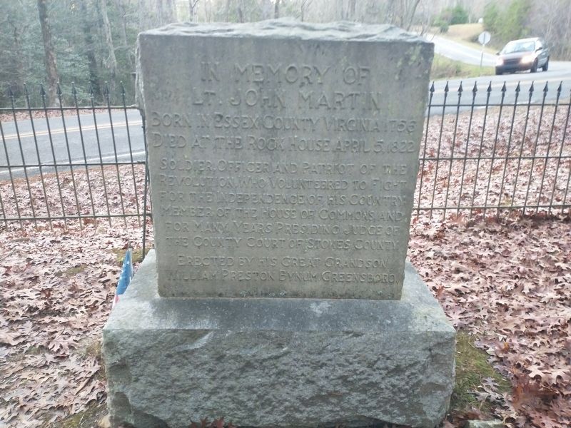 In Memory of Lt. John Martin Marker image. Click for full size.