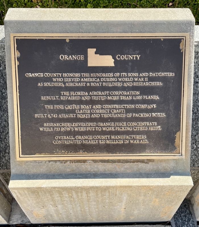 Orange County Marker image. Click for full size.
