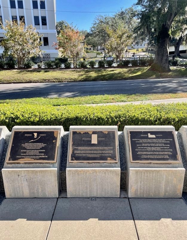 Orange County Marker (right) image. Click for full size.
