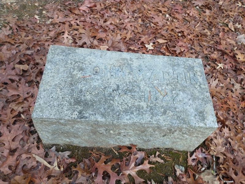 Lt. John Martin's Grave Marker image. Click for full size.