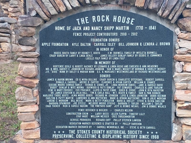 The Rock House Marker image. Click for full size.