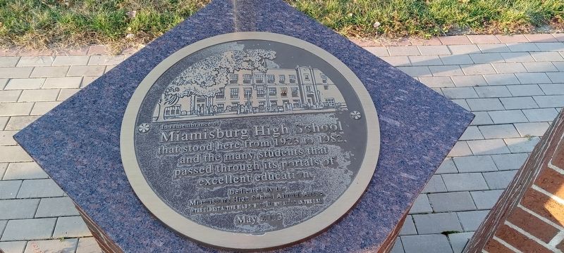 In Rememberance of Miamisburg Highschool Marker image. Click for full size.