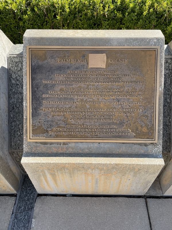Palm Beach County Marker image. Click for full size.
