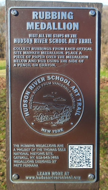 Hudson River School Art Trail Marker image. Click for full size.