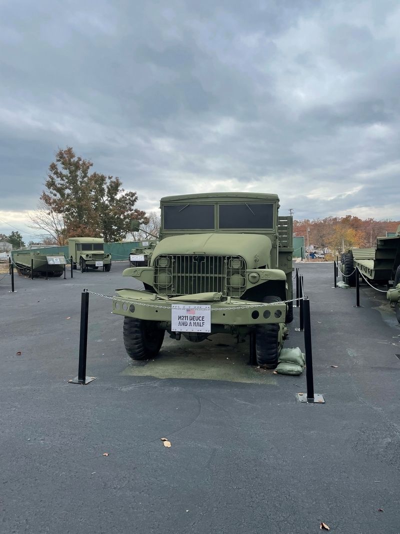 The M211 Deuce and a Half Display image. Click for full size.
