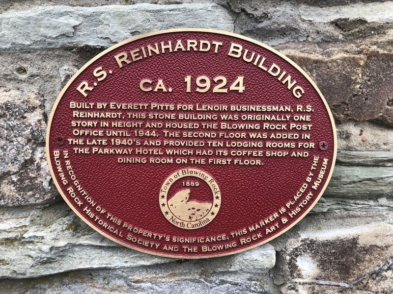 R.S. Reinhardt Building Marker image. Click for full size.