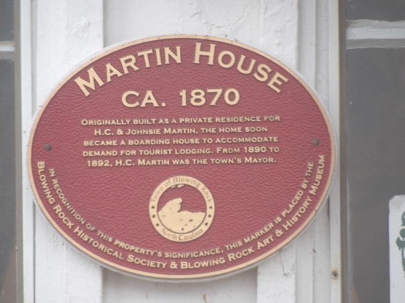 Martin House Marker image. Click for full size.