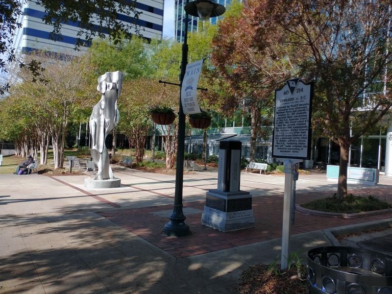 <i>Edwards v. S.C.</i> Marker image. Click for full size.