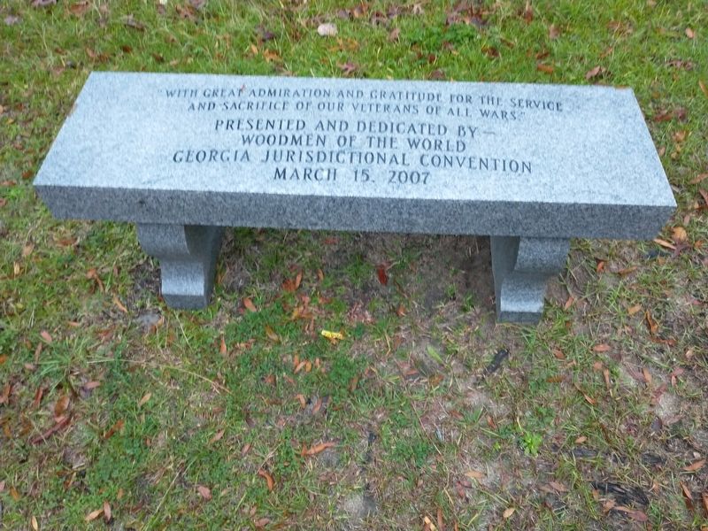 Woodmen of the World Veterans Memorial Marker. Click for full size. Woodmen of the World Veterans Memorial Marker image. Click for full size.