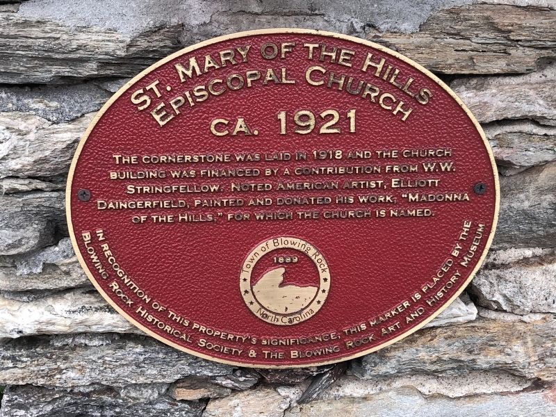 St. Mary of the Hills Episcopal Church Marker image. Click for full size.