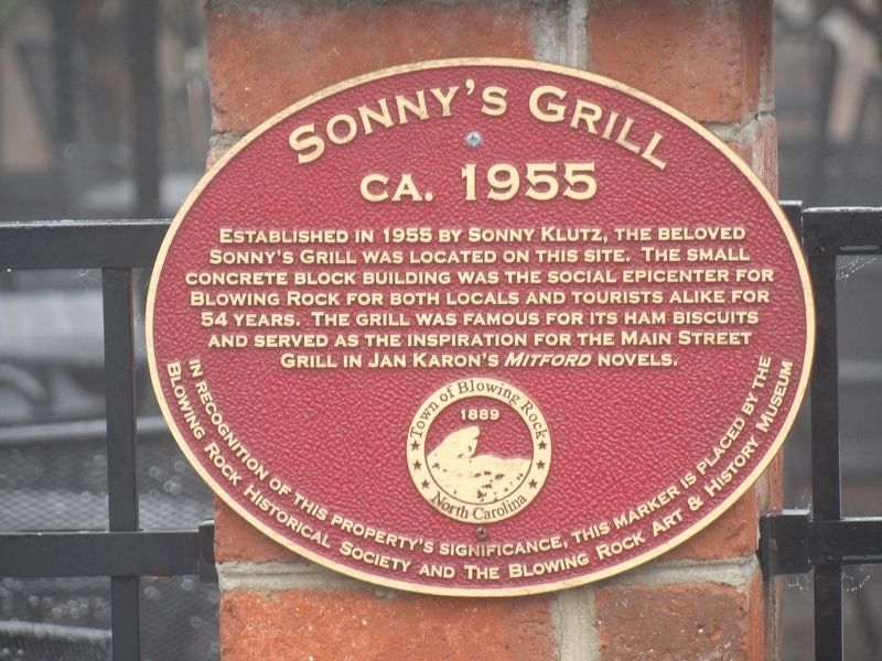 Sonny's Grill Marker image. Click for full size.