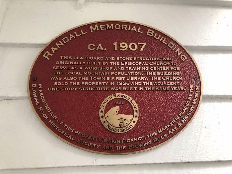 Randall Memorial Building Marker image. Click for full size.
