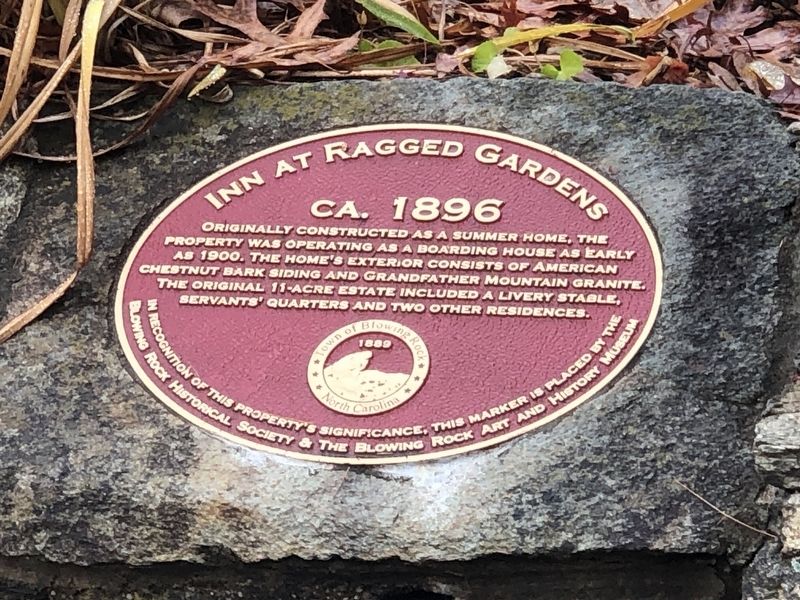 Inn at Ragged Gardens Marker image. Click for full size.