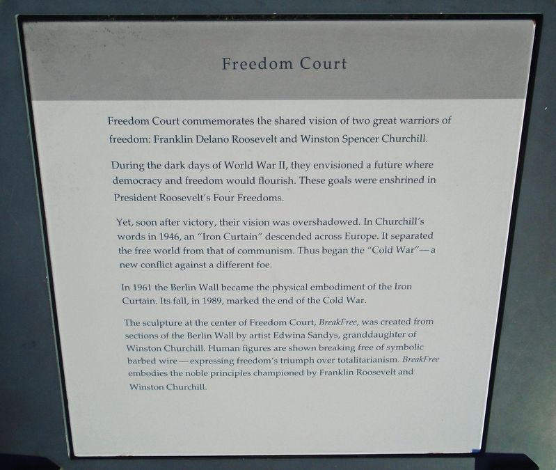 Freedom Court Marker image. Click for full size.