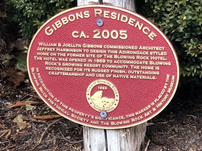 Gibbons Residence Marker image. Click for full size.
