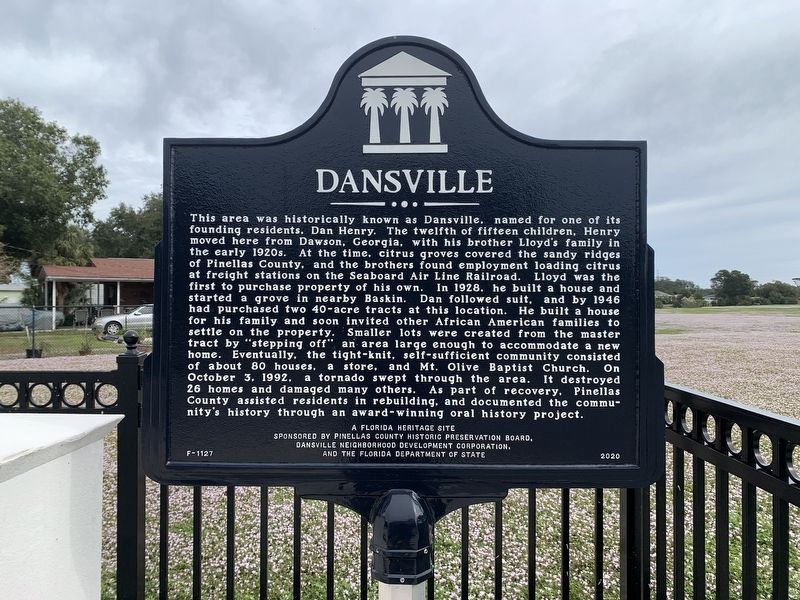 Dansville Marker image. Click for full size.