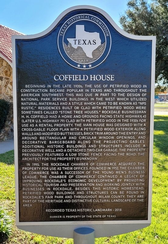 Coffield House Marker image. Click for full size.