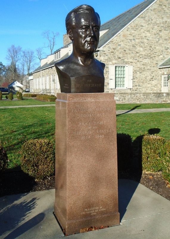 Franklin Delano Roosevelt Marker image. Click for full size.