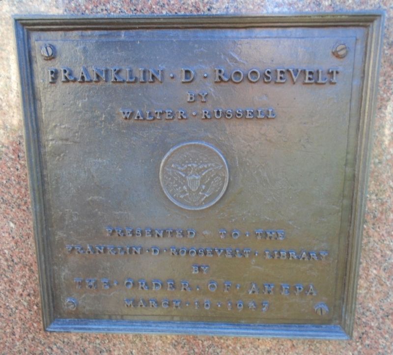 Franklin Delano Roosevelt Marker image. Click for full size.