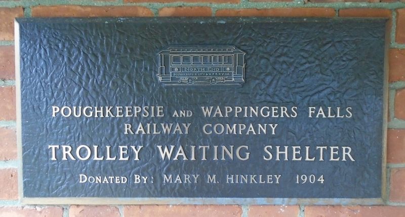Trolley Waiting Shelter Marker image. Click for full size.