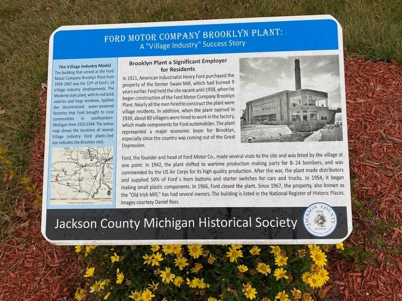 Ford Motor Company Brooklyn Plant: Historical Marker