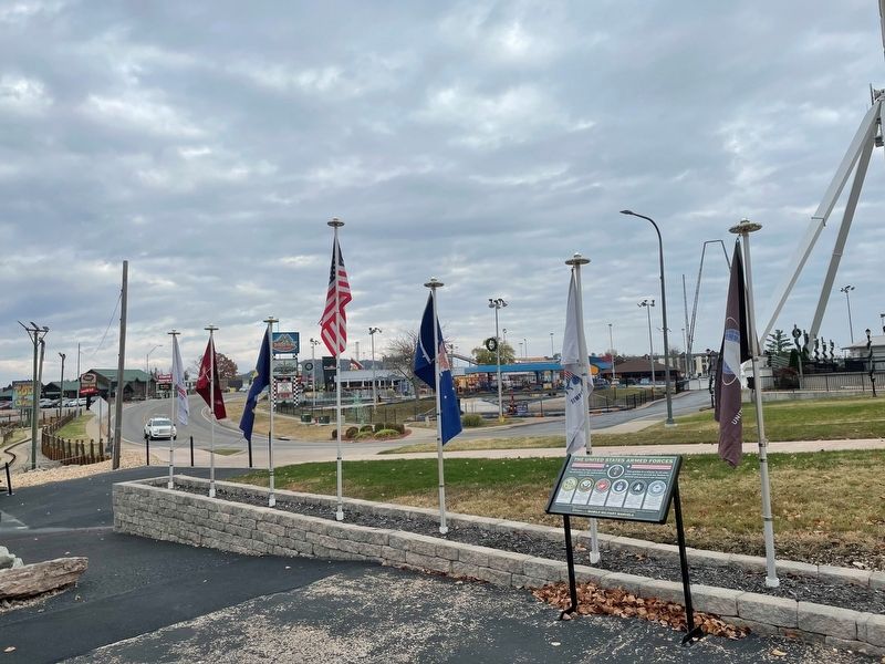 The United States Armed Forces Marker image. Click for full size.