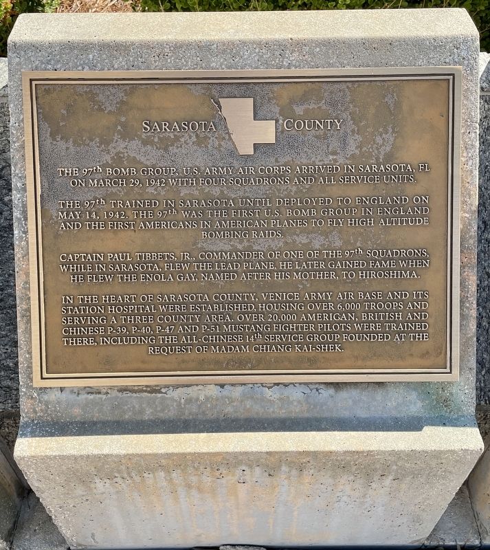 Sarasota County Marker image. Click for full size.