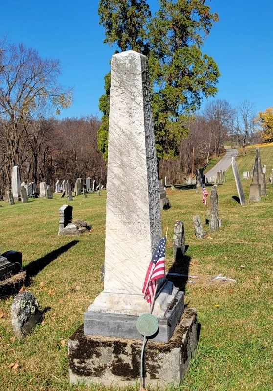 Grave of Revolutionary War Soldier<br>Robert McCready image. Click for full size.