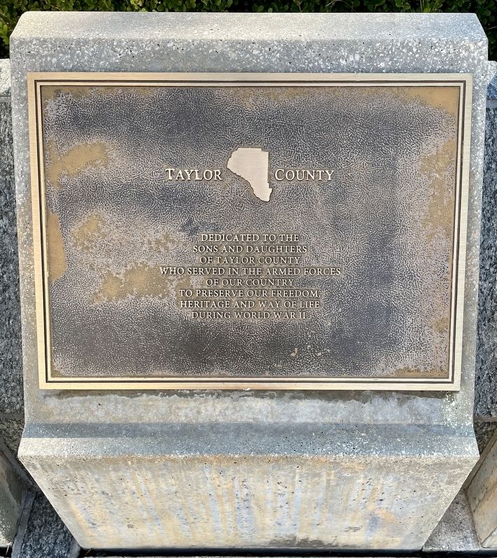 Taylor County Marker image. Click for full size.