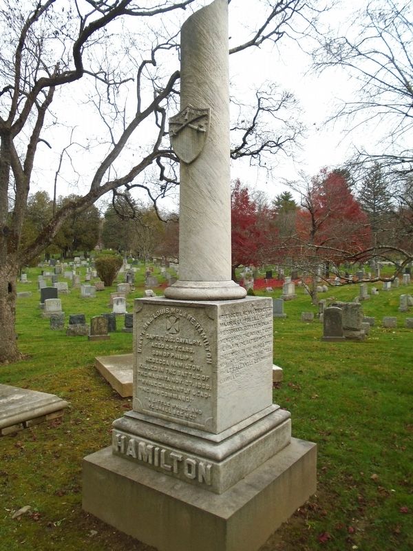 Brev't. Maj. Louis McLane Hamilton Monument image. Click for full size.
