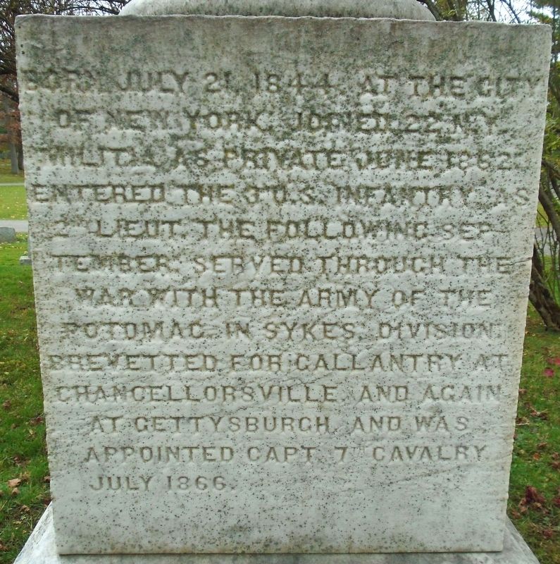 Brev't. Maj. Louis McLane Hamilton Bio image. Click for full size.