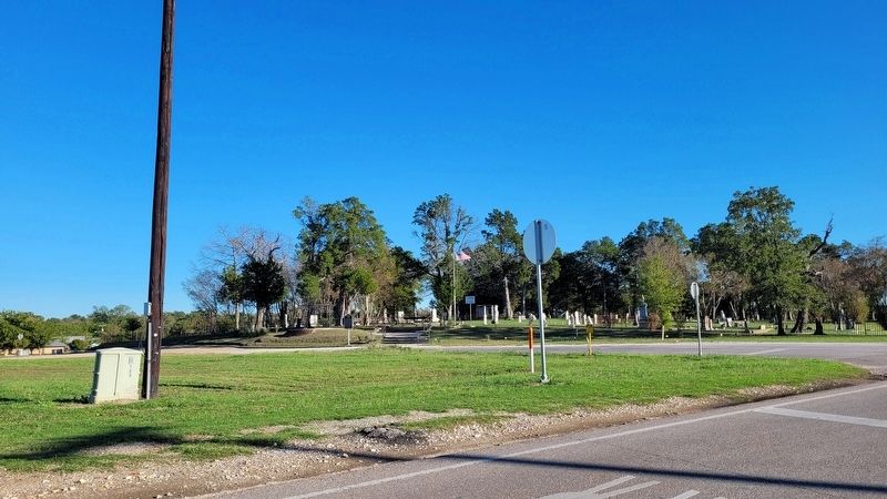 The view of the Old City Cemetery from across the street image. Click for full size.
