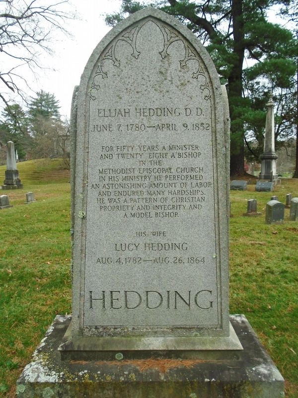 Elijah Hedding D.D. Monument image. Click for full size.