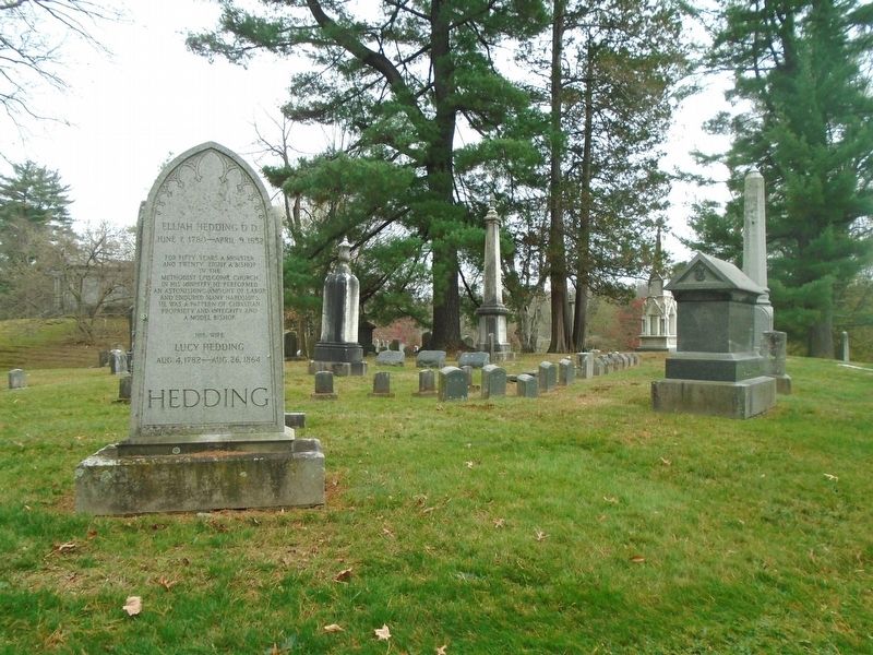 Elijah Hedding D.D. Monument image. Click for full size.