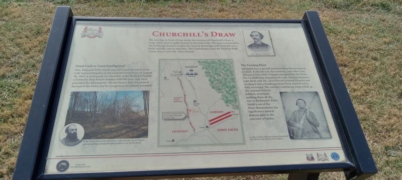Churchill's Draw Marker image. Click for full size.