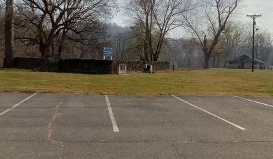 Fort Boonsborough Site Marker. Click for full size. Fort Boonsborough Site Marker image. Click for full size.