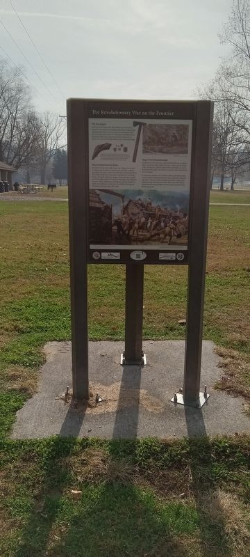 The Revolutionary War on the Frontier Marker image. Click for full size.