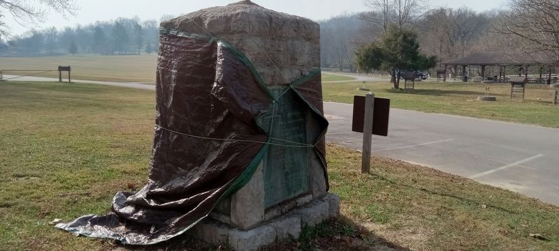 The First Christian Service in Kentucky Marker image. Click for full size.