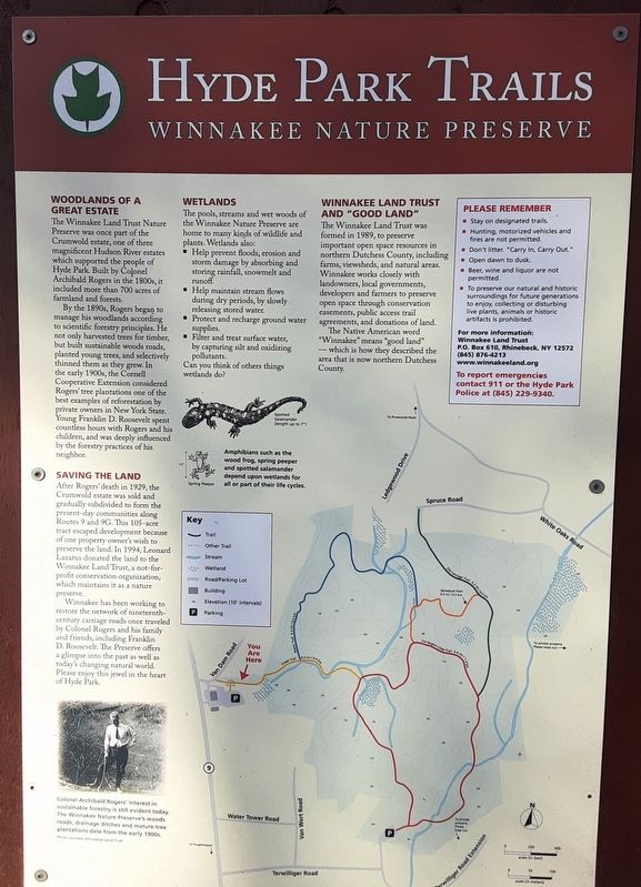 Winnakee Nature Preserve Marker image. Click for full size.