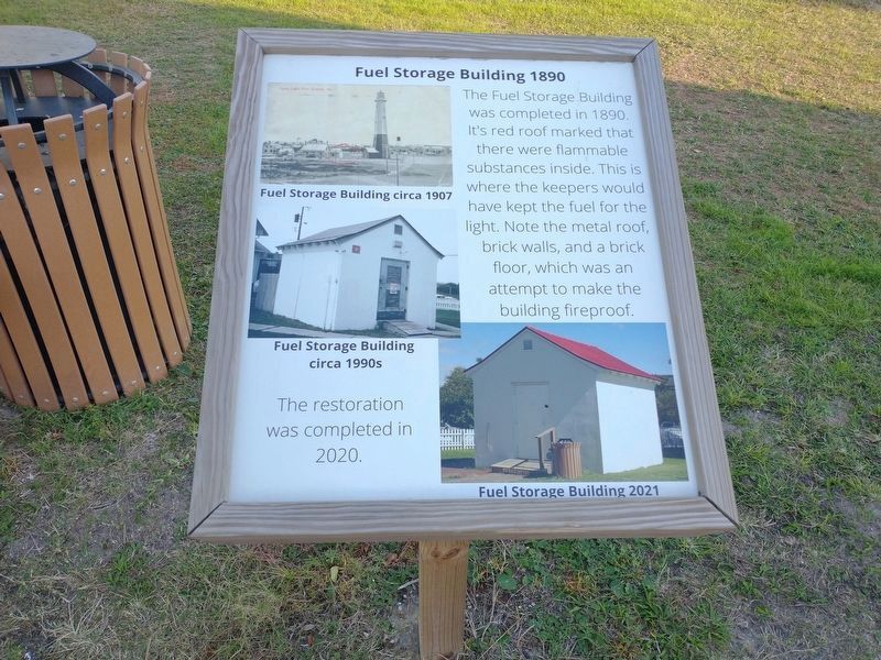 Fuel Storage Building 1890 Marker. Click for full size. Fuel Storage Building 1890 Marker image. Click for full size.