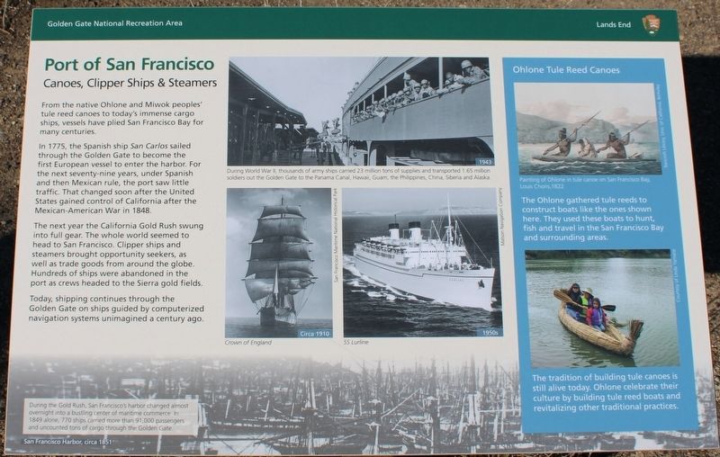 Port of San Francisco Marker image. Click for full size.