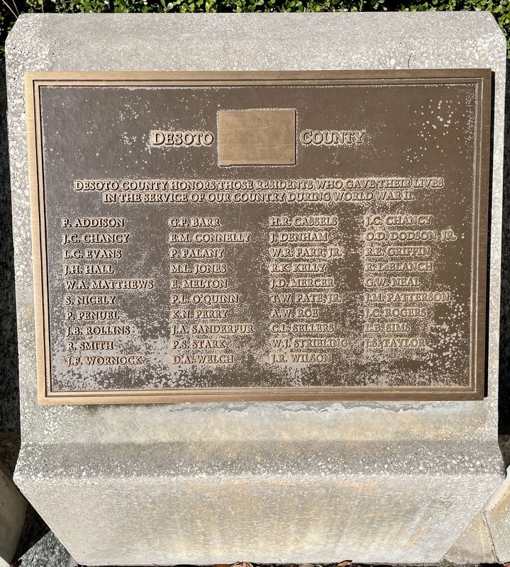 Desoto County Marker image. Click for full size.