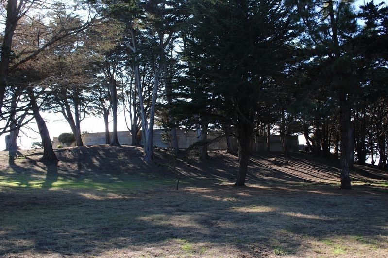 View Of The Parapet From The Marker image. Click for full size.