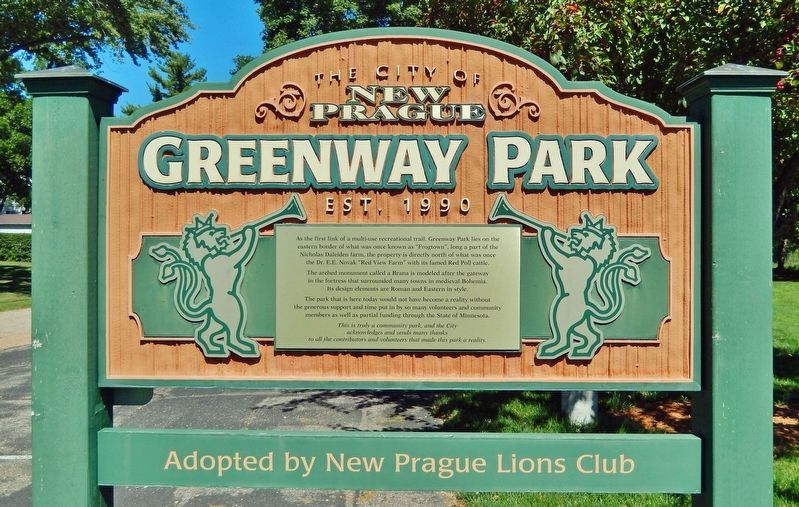 Greenway Park Marker image, Touch for more information