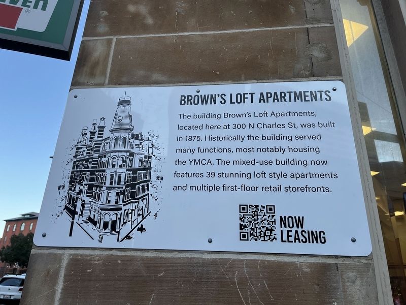Brown's Loft Apartments Marker image. Click for full size.