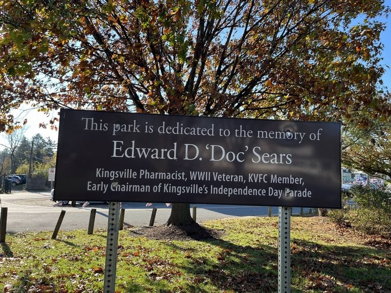 Edward D. 'Doc' Sears Marker image. Click for full size.