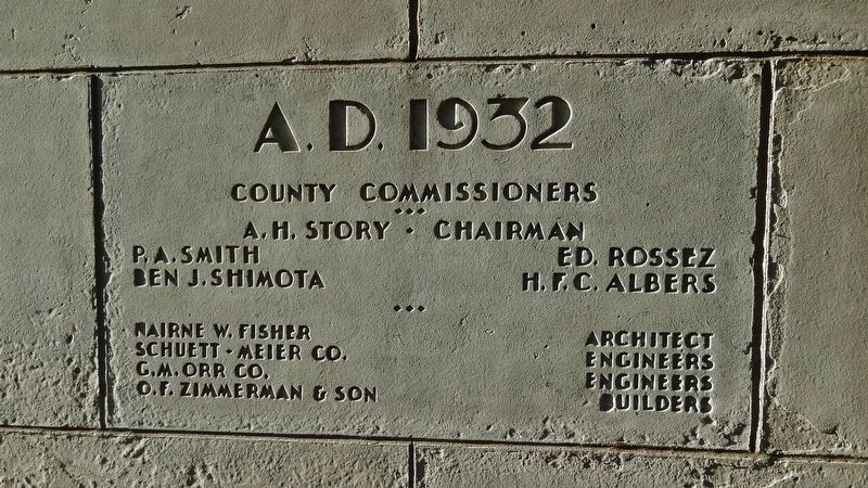 Rice County Courthouse Cornerstone image. Click for full size.
