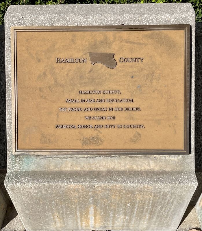 Hamilton County Marker image. Click for full size.